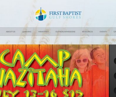 church websites